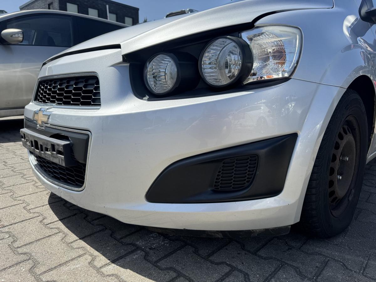 Chevrolet Aveo 2 original Sto&szlig;stange Stossf&auml;nger vorn Silber Bj.2013